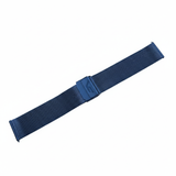 Undiné - Brățară tip plasă PVD albastră